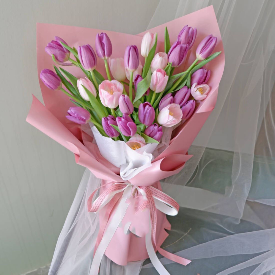  Bó hoa tulip -333 