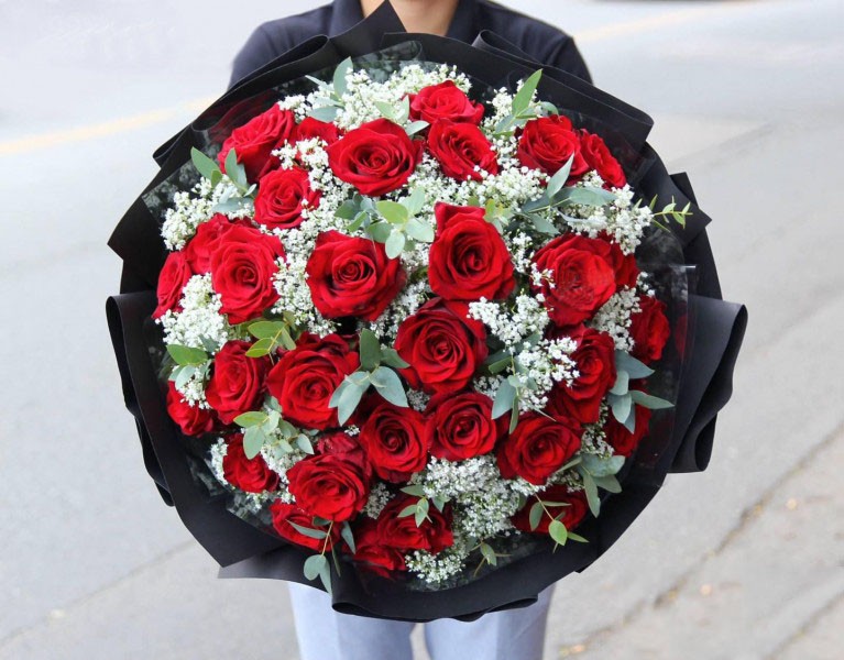 Bó hoa hồng ecudo -681
