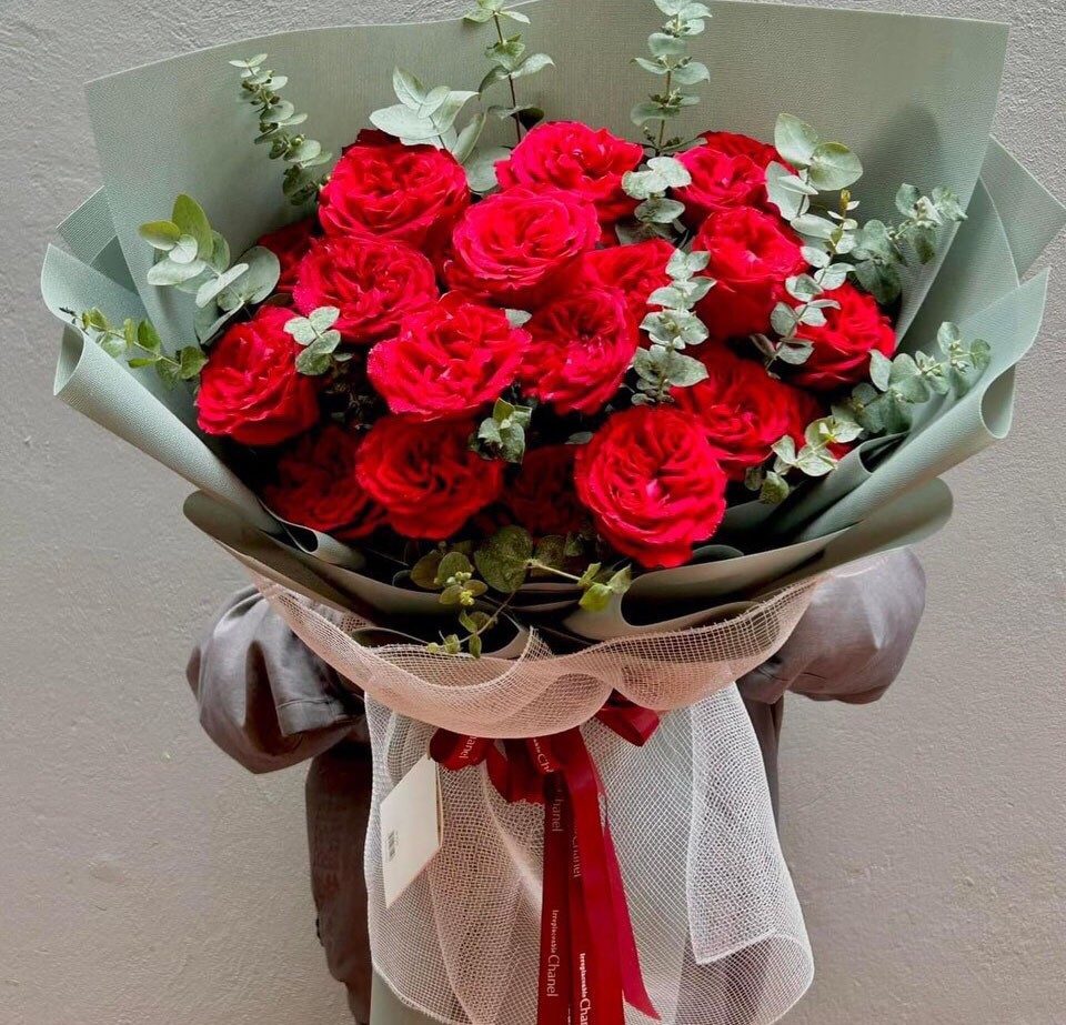Bó hoa hồng đỏ - 634